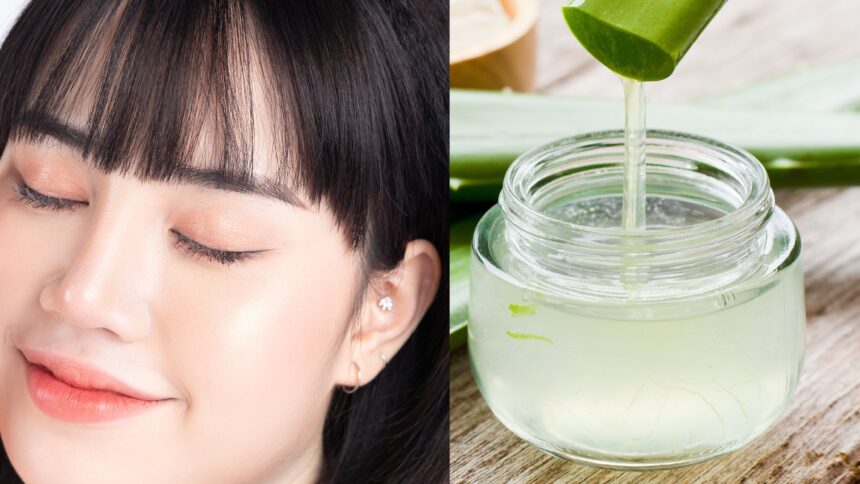 How to Use Aloe Vera Gel on Face at Night