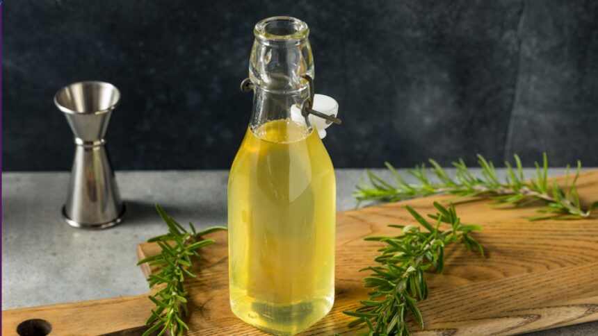 How to Make Rosemary Simple Syrup